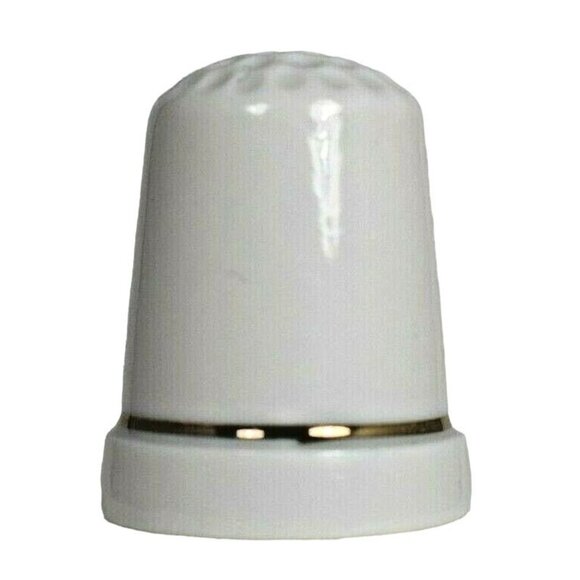 Countryside Windmill Blue Background Souvenir Porcelain Thimble Home Decor - Picture 3 of 5